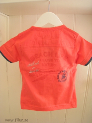Name it Ekologisk T-shirt Strit korall Name it Ekologisk T-shirt Strit korall
