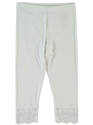 CapriLeggings nitMargot vit m spets