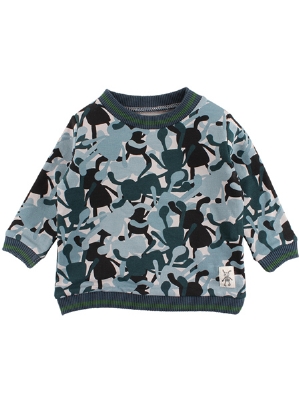 Small Rags Sweatshirt Camo OEKO-TEX