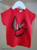 Name it T-shirt/Linne Stinna röd m tryck