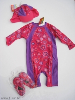Solskyddsdr�kt Zusie cerise/lila UV50+