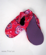 Solskyddssko Zusie cerise m blommor UV50