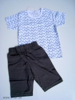 Pyjamas Velin kort �rm o ben m�nster/gr�