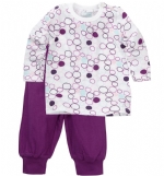 Name it Pyjamas Vera prickig/lila byxa