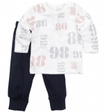 Name it Pyjamas Velin vittr�ja/marinbyxa