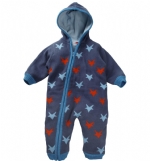 Overall Mike stickad m fleecefoder bl�