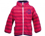Didriksons Fleece Polar cerise randig