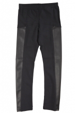Leggings Audria svart skinnimitationsida