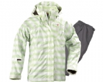 Didriksons Regnst�ll Tigris vit/gr�nruti