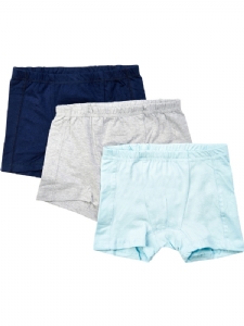 3-pack Boxerkalsong Basic61 ljusbl/gr/