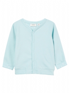 NBNDELIMO Cardigan Noos EKO - Mintgrön