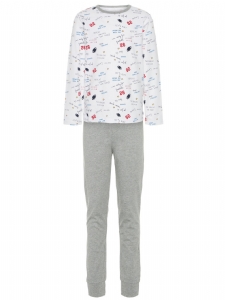NMMNIGHTSET PYJAMAS MÖNSTRAD EKO