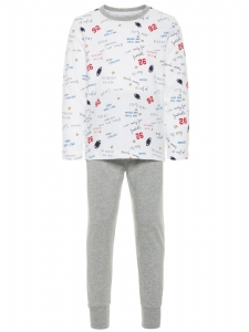 NMMNIGHTSET PYJAMAS MÖNSTRAD EKO
