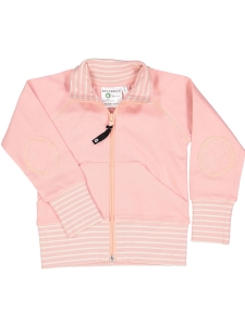 Geggamoja Zipsweater Rosa GOTS