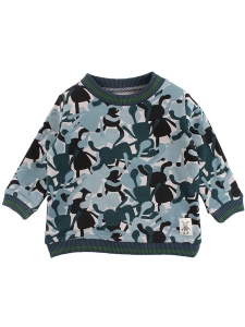 Small Rags Sweatshirt Camo OEKO-TEX