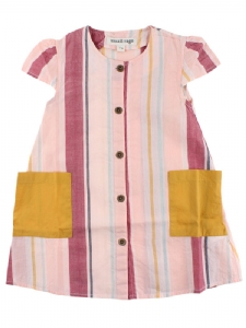 Small Rags Randig Klänning EKO 80-128 cl