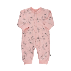 Pippi Prematur Sparkdräkt Rosa Rävar EKO 48 cl