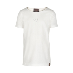 Creamie T-Shirt Spetskant - Vit
