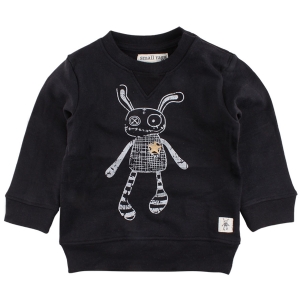 Small Rags Svart Sweatshirt med Trasdocka