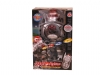 G�ende Robot m skumdiskar m tal/ljus