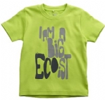 T-shirt Positive Ekologisk gr�n gr� I am