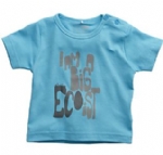 T-shirt Positive Ekologisk turkos I am