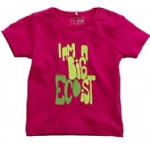 T-shirt Positive Ekologisk cerise I am