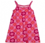 Kl�nning ny Vigga cerise m blommor